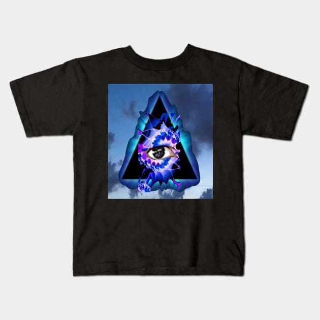 The Universal Mind's Eye Kids T-Shirt by ZerO POint GiaNt